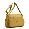 Bolsa Transversal Feminina Estilo Coreano Nova Multicamadas Versátil em Tecido Oxford para Primavera e Verão, Resistente à Água, Bolsa de Ombro Fashion para o Dia a Dia