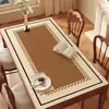 Mantel Moderno Sencillo, Salvamanteles Aislante de Calor, Resistente a Altas Temperaturas, Mantel de Atmósfera Otoño e Invierno Marrón, Mantel Protector de Mesa Impermeable y a Prueba de Aceite