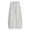 Pantalones Casuales Anchos Estilo Americano 11Kn para Hombre y Mujer, Cordón Suelto Streetwear, Deconstruidos, Sencillos, Modernos, Holgados, Adelgazantes