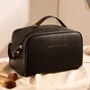 Bolsa de maquillaje de gran capacidad transfronteriza, neceser de viaje, nuevo modelo 2026, bolsa de almacenamiento de cuidado de la piel de alta gama de moda para mujer