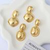 Brincos de diamante quente transfronteiriços para comércio exterior brincos clássicos que combinam com tudo brincos dourados joias brincos de temperamento para meninas