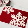 Felpudo de Entrada para Festival Navideño Felpa Sintética para Baño Ducha Felpudo Antideslizante Resistente a la Suciedad Decoración de Entrada Felpudo