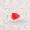 Fresa Creativa Naranja Fea Manzana Tomate Limón Uva Musgo Micro Paisaje Decoración de Coche Adornos Colgante de Collar