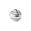 Plata pura s925 vintage personalizada brillante con cuentas de plata enroscadas, cuentas espaciadoras para bisutería DIY, accesorios decorativos de plata para pulseras, compatible con 8 mm