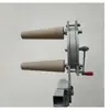 Máquina manual de quitapelusas de dos husillos con manivela de un eje para suéteres de lana y cachemira, robusta y duradera, accesorio para máquina de tejer plana por computadora
