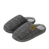 Pantuflas de Algodón para Hombre Talla Grande Otoño e Invierno 2025 Nuevas para Interiores Hogar Cálidas con Felpa Adicional Pantuflas de Algodón para el Hogar Venta al por Mayor