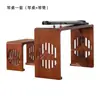 Mesa y Taburete de Madera Maciza para Guqin, Mesa de Resonancia, Mesa Zen de Caligrafía de Nuevo Estilo Chino, Mesa de Cultura Tradicional China, Mesa para Copiar Escrituras y Caligrafía, Mesa y Taburete para Guzheng