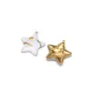Estilo Europeo y Americano Colgante de Estrella de Cinco Puntas con Goteo de Aceite Acero Inoxidable Encanto de Estrella Ins Versátil Collar Pendiente Accesorios de Joyería Venta al por Mayor