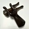 Massajador Quadrado de Madeira Maciça de Sândalo Roxo Atacado para Massagem de Pontos de Acupuntura do Rosto e Cabeça, Raspador Nasal Portátil de Meridianos para Uso Doméstico