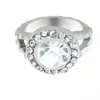 Anillos de Diamantes Completos de Venta Caliente Europeos y Americanos, Moda Transfronteriza, Diseño Cerrado Elegante, Diseño de Nicho, Anillos Incrustados de Diamantes de Lujo Ligero, Venta al por Mayor Transfronteriza