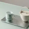 Taza de Cerámica Fresca Ino Kaisong, Colmillo Blanco Yingzhan Pintado a Mano, Taza de Té Portátil, Alto Valor Estético, Adecuada para Uso en Casa y Oficina