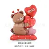 Novo Balão Urso Love em Pé Dia dos Namorados Cachorro Confissão de Amor Balão de Folha de Alumínio Casamento Balão Pássaro Pomba do Amor