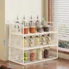 Estante de Especias para Cocina Estante Multifuncional para Almacenamiento de Condimentos en Encimera Organizador de Utensilios de Cocina para Aceite Sal Salsa de Soja Vinagre Estante