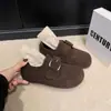 Sapatos Birkenstock com Sola Grossa, Aumentadores de Altura, Forrados com Lã para o Inverno, Modelo Novo 2025, Couro Genuíno, Totalmente Fechados, Deslumbrantes Sapatos Birkenstock Femininos Cinza