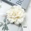 Flor Artificial Novo Estilo Tang Cabeça de Flor Peônia Material para Grampo de Cabelo DIY Acessórios Arranjo de Flores Guirlanda para Salão de Casamento Ornamentos