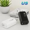 Cargador USB PD de 45 W para teléfono móvil y portátil, cabezal de carga USB tipo C para Europa, América y Gran Bretaña.