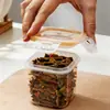 Caixa de armazenamento especializada para vegetais e picles de geladeira BNBSS, recipiente hermético para conservação de frescor para picles e marinadas