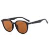 Nuevas Gafas de Sol Retro de Montura Grande para Mujer, Sensación de Alta Gama, Estilo Coreano, Famosas en Internet, Sesión de Fotos Callejera, Gafas de Sol con Protección Solar, Gafas de Sol Adelgazantes para Cara Cuadrada