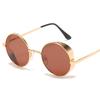 6640 Liquidación Metal Redondo Steampunk Transfronterizo Patilla de Resorte Gafas de Sol Gafas de Sol Mayorista Amazon