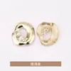 Broche de metal perlado de forma irregular, prendedor de corsage vintage de moda, accesorio para ropa, pasador antideslizante