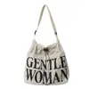 Bolsa de Lona con Cordón de Nylon de Alta Gama Nueva Bolso Cruzado Casual de Hombro Único Diseño de Nicho Bolso Cruzado para Estudiantes de Clase para Mujeres