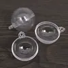 Material para joyería hecha a mano diy 3 4cm bola redonda de plástico bola transparente bola de flor decorativa accesorios para llavero
