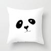 Venta caliente transfronteriza, funda de almohada de piel de melocotón geométrica en blanco y negro de estilo nórdico, funda de cojín para sofá de casa, funda de almohada al por mayor