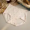 Ropa Interior de Algodón Puro para Mujer, Algodón de Fibra Larga de Xinjiang, Talla Grande 7A, Antibacteriana, Transpirable, Amigable con la Piel, Suave, Bragas para Mujer que se Ajustan a la Cadera