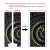 Shangyi Landscape Autoadhesivo 3D para Puerta Impermeable a Prueba de Humedad Removible Adhesivo de Pared Baño Recámara Cocina Armario Adhesivo Decorativo