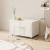 Armário de Armazenamento de Roupas Infantis Armário de Armazenamento de Brinquedos de Grande Capacidade Mesa de Alimentação para Bebê Guarda-Roupa de Bebê Móveis Combinados de Guarda-Roupa