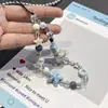 Cadena Minimalista para Teléfono con Perlas y Lazo, Correa de Muñeca, Cadena de Mano, Portacámaras y Llavero para Mujer