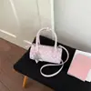 Bolsa Boston de Bolinhas de Alto Valor do Japão e Coreia Novo Estilo Primavera/Verão 2026 Bolsa de Ombro Único Transversal Pequena de Mão para Mulheres