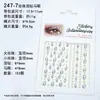 Set de pegatinas transfronterizas de perlas y diamantes, pegatinas faciales de gemas de pedrería, pegatinas para cejas, accesorios faciales para niños, pegatinas de diamantes para maquillaje