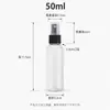Frasco Spray Transparente para Pet com Bico Preto, Frasco Spray de Plástico para Uso Doméstico e em Viagens, Frasco Vazio em Estoque