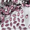 Nova Arte de Unhas Tendência Irregular 3*6 Ponta Dupla Fundo Plano Diamante Aurora Iridescente Gelo Champanhe Decoração de Unhas Strass