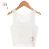 Ropa interior para niñas Verano Seda de Hielo Sin Marcas Bra de Desarrollo para Estudiantes Ligero Transpirable Lindo Cómodo Chaleco Pequeño para Niñas