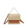 Bolsa de verão 2024 Nova Moda Bolsa Feminina Bolsa Simples Estilo Ocidental Crossbody Bolsa Ins Bolsa de Palha