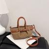 Bolsa Transversal Versátil de Textura para Comércio Exterior Transfronteiriço Grande Capacidade Bolsa de Axila Bolsa Feminina para o Trabalho e o Dia a Dia Bolsa de Ombro Fashion
