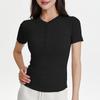 Camiseta Henry de Celebridade da Internet Verão Manga Curta Slim Top Esportivo Respirável Corrida Treino Fitness Dança Camiseta Justa