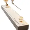 Alfombrilla para Mesa de Gabinete de TV Estilo Crema Modelo Nuevo 2026 Lujo Ligero Gama Alta Protección para Encimera de Mesa Auxiliar de Comedor Alfombrilla Anti-Suciedad para Entrada