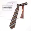 Estilo Japonês JK Café Listrado Combinando Conjunto de Camisa Gravata de Laço Manual Livre Gravata Feminina Gola Estilo College Retrô Flor Moda Casual