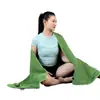 En stock y entrega rápida Partículas Flor de Ciruelo Yoga Antideslizante Absorbente de Sudor Ultradelgada Transpirable Toalla de Fitness Plegable Toalla de Yoga
