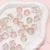 Cuentas de Vidrio con Forma de Rosa Cuentas Sueltas Hechas a Mano DIY Pulsera Casera Collar Pendientes Materiales para Joyería Accesorios