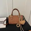 Bolso de Mano con Estampado de Leopardo Retro de Diseño de Nicho para Mujer 2026 Nuevo Otoño Versátil Estilo Coreano para el Trabajo Bolso de Hombro Cruzado