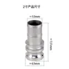 Conector industrial rápido padrão alemão tipo chave conector rápido Cam baixa pressão aço inoxidável cartão madeira tipo E cabeça macho tubo de água