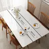 Mantel Minimalista, Sin Lavado, A Prueba de Aceite, Impermeable PVC Mantel para Mesa de Comedor, Protector para Mesa de Café, Estilo Ins, Lujo Ligero, Sensación de Alta Gama