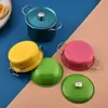 Casa de Brinquedo Utensílios de Cozinha Mini para Crianças Conjunto de Assar Cozinha Aço Inoxidável Cozinha Brinquedos Casa de Brincar Panela de Cozinhar