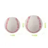 Brinquedo de Vinil Sonoro para Cachorro Baseball Resistente a Dentes que Mastigam e Limpeza de Dentes para Cães de Porte Pequeno e Médio Brinquedos Interativos de Treinamento para Pets Venda por Atacado