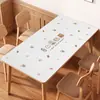 Tapete de mesa para rack de TV de desenho animado, à prova d'água e à prova de poeira, tapete para aparador, tapete protetor de mesa, capa para bancada de sapateira de entrada