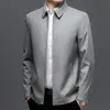 Jaqueta Coat Administrativa Fina de Primavera e Outono Masculina Casual de Negócios Gola Lapela Slim Fit Versátil